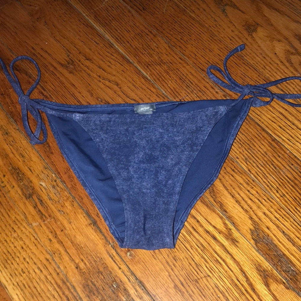 Faded blue bikini bottoms